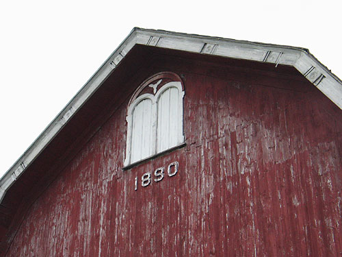 This is the second of two ancient barns, both still standing.