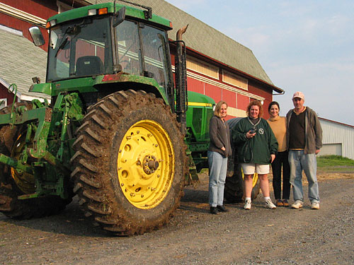 Jen, Renie, Dee, and Tom (and one dirty tractor)

Thanks, Uncle Brian!