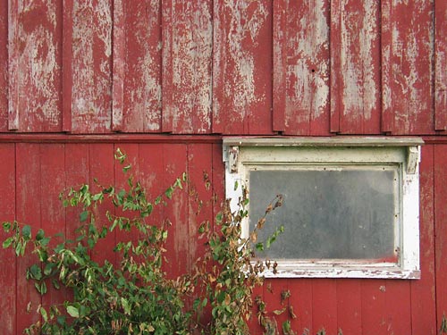 More texture. You don't see barns with that much detail anymore.