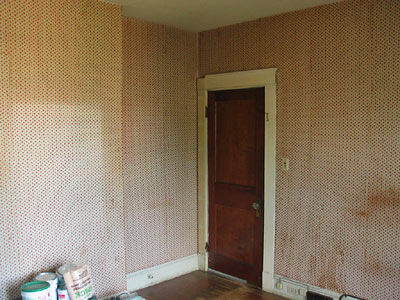 This is before we started stripping the wallpaper.