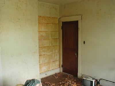 This is after stripping and washing the walls. What a difference.