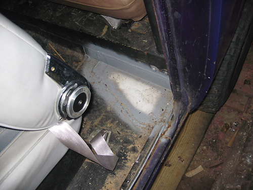 Drivers side B pillar patch