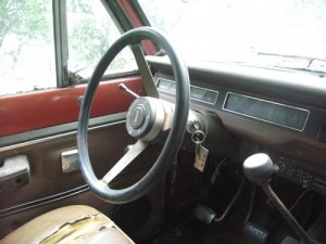 Mr. Scout's new steering wheel